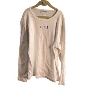 NWT Girls Long Sleeve Shirt Size 4 (Girl) 100% Cotton Funtasia Too Scoop Neck Em